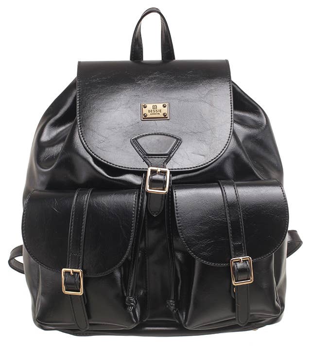 Bessie London - Wholesale Backpack - Women's - CLASSIC BUCKLE FLAP BACKPACK10