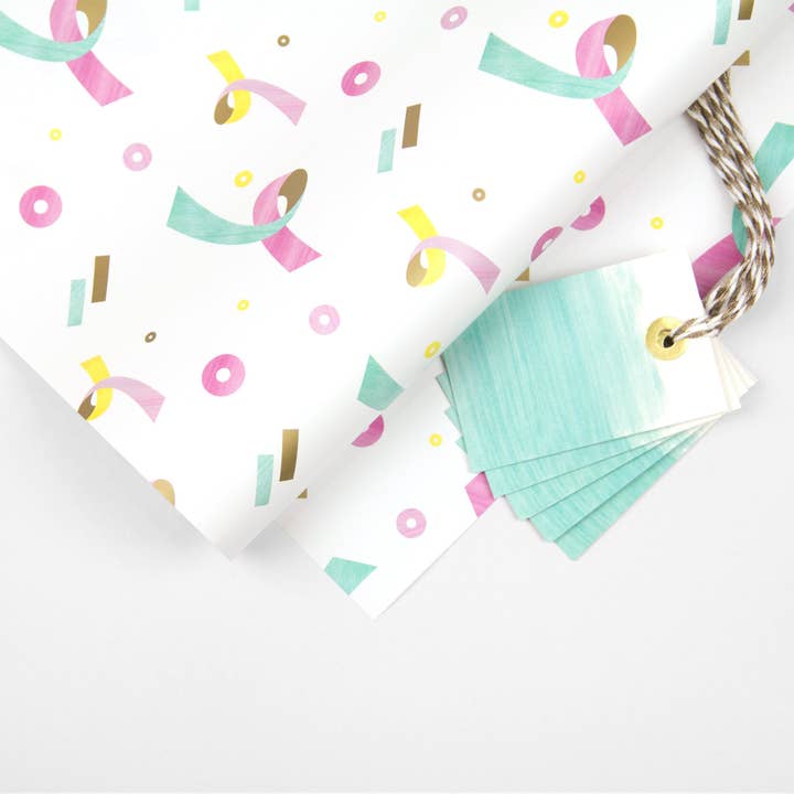 Confetti Inpakpapier+cadeaulabels voor wholesale door TAAB London