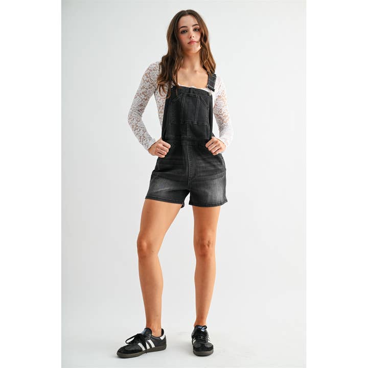 BIB OVERALL SHORTS for wholesale by Mica Denim