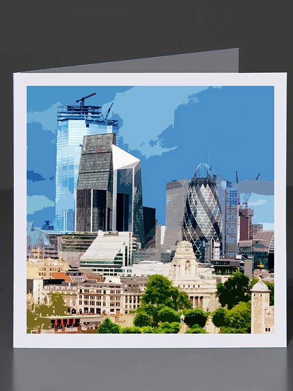 London Cards: Città di Londra 03-B / Biglietto di Auguri per la vendita all'ingrosso da parte di Eliot Siegel & The British Art Gallery