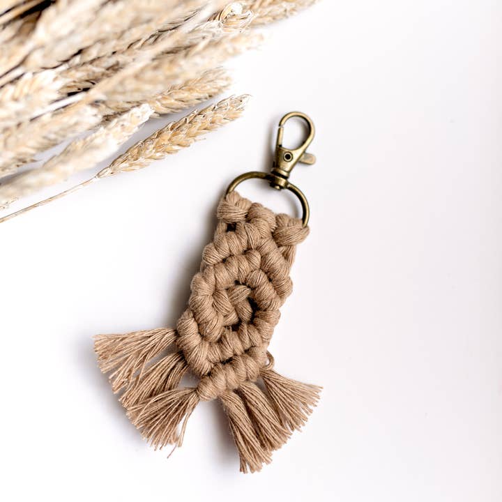 Knots & Fringe - Wholesale Sleutelhanger - Dames - Macrame sleutelhangers | Boho sleutelhanger