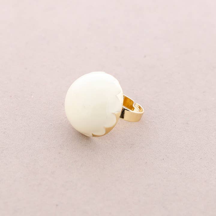 La Cuerda De Sol - Wholesale Snap Jewelry - GOLD PLATED METAL ENAMEL BATH RING