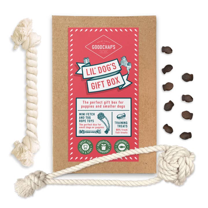 Goodchap's - Wholesale Pet Treats - Dog - Lil' Dog's Gift Box | Eco Gifting for Small Dogs & Puppies2