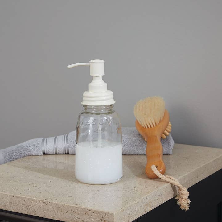 Park Designs - Wholesale Soap Dispenser - Mason Jar Dispenser White1