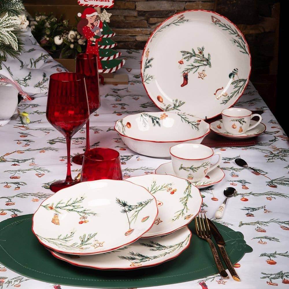 VdE Tivoli 1996 - Wholesale Serving Plate - RAMETTO FLAT PLATE 27CM PORCELAIN1