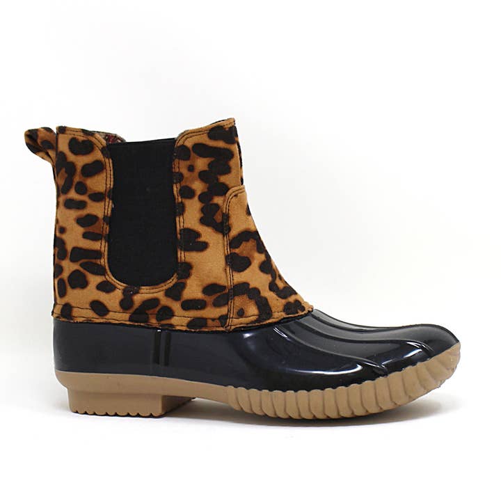 Yoki Fashion - Wholesale Rain Boots - Women's - Yoki Womens Dylan-81 Chelsea Rain Duck Boot