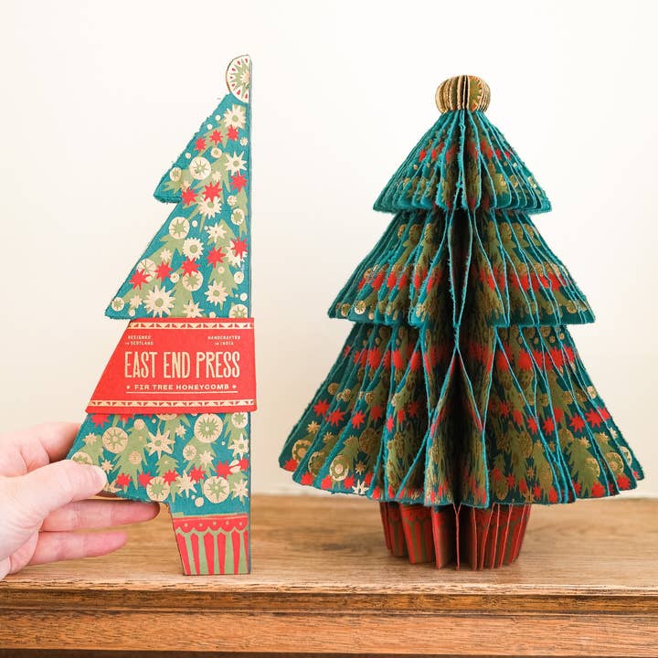 East End Press - Wholesale Christmas Decoration - Fir Tree Honeycomb3