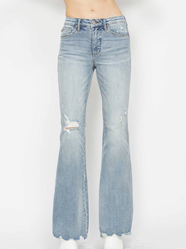 MR Tummy Control Destroy Flare for wholesale by Judy Blue Jeans
