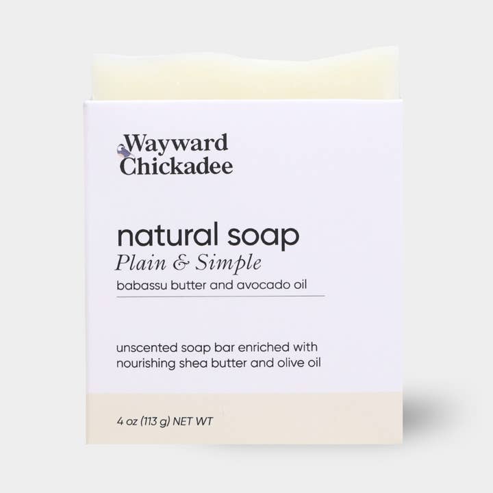 Plain & Simple Soap for wholesale by Wayward Chickadee