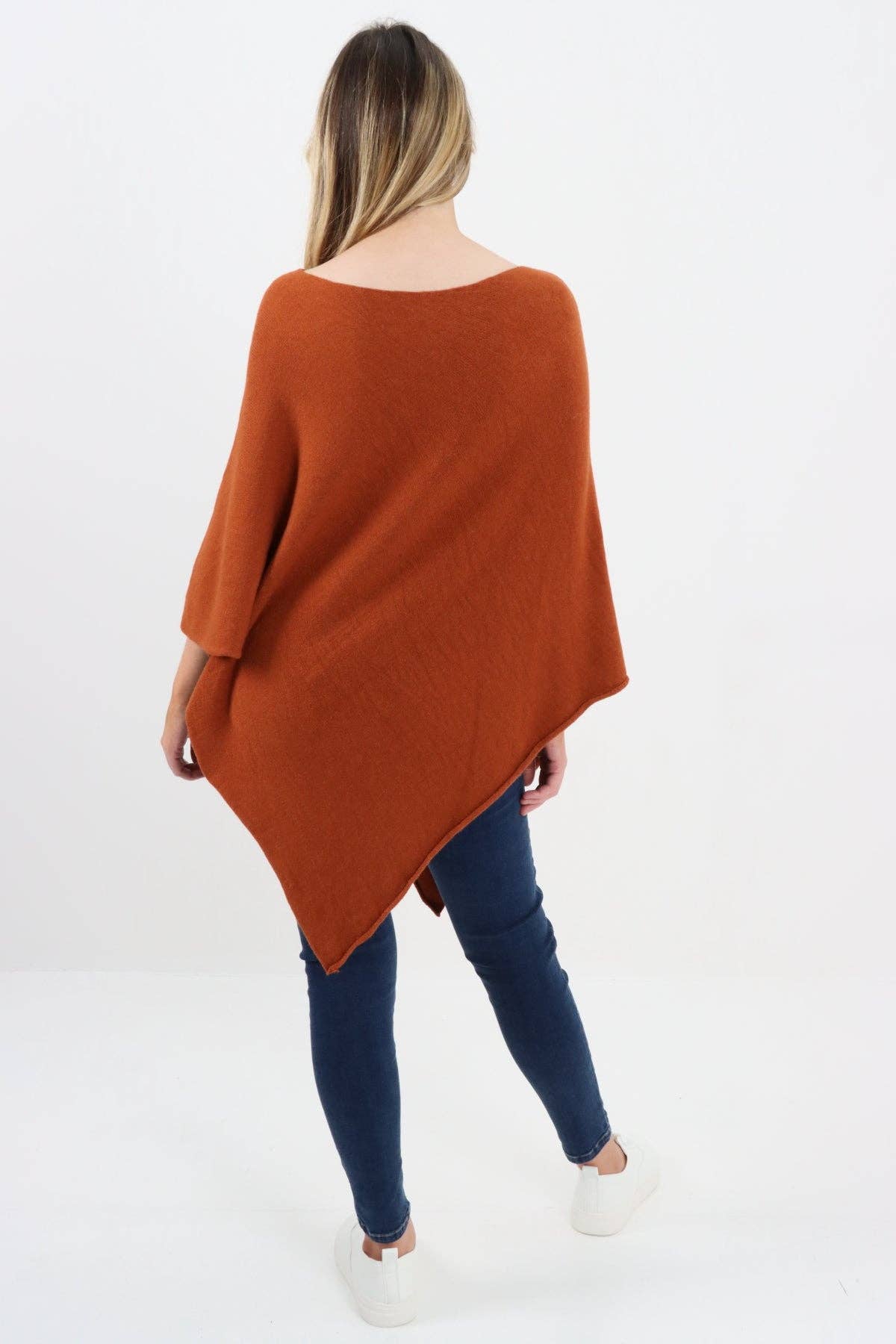 Miss Bold – wholesale Poncho – Women's – Italian Knitted Lagenlook Star Poncho43