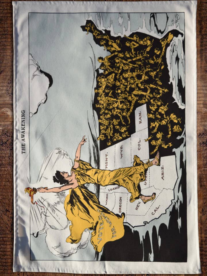 The Awakening Tea Towel for wholesale by Radical Tea Towel North America