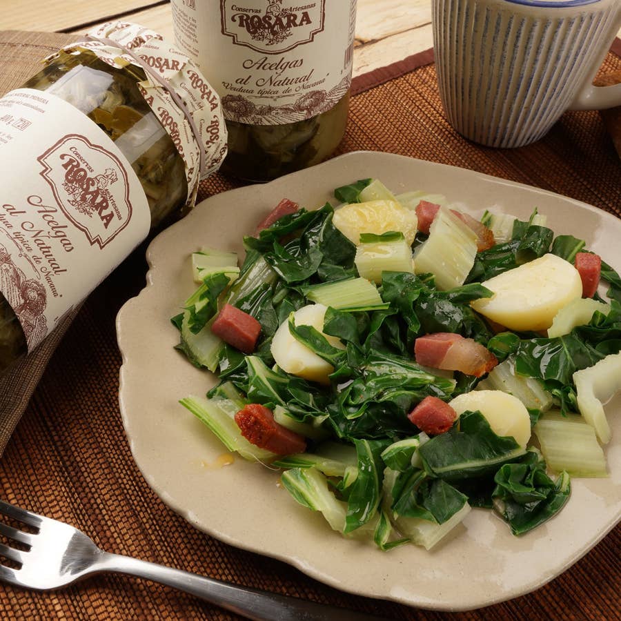 Conservas Rosara - Venta al por mayor Verduras encurtidas - ACELGAS TARRO 720 ml.2