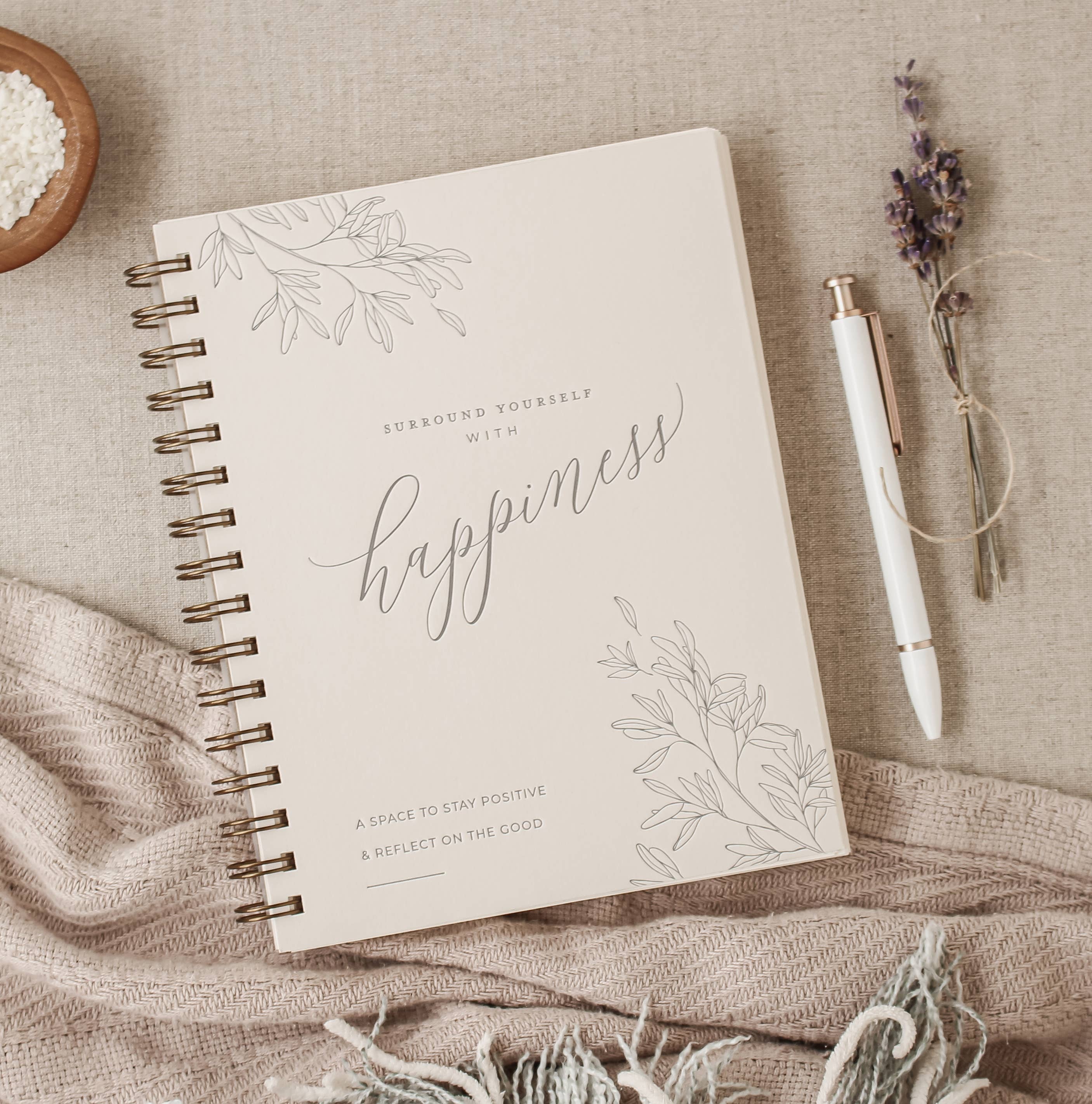 Jen Simpson Design - Wholesale Dagboek/agenda - Omring jezelf met Happiness Journal0
