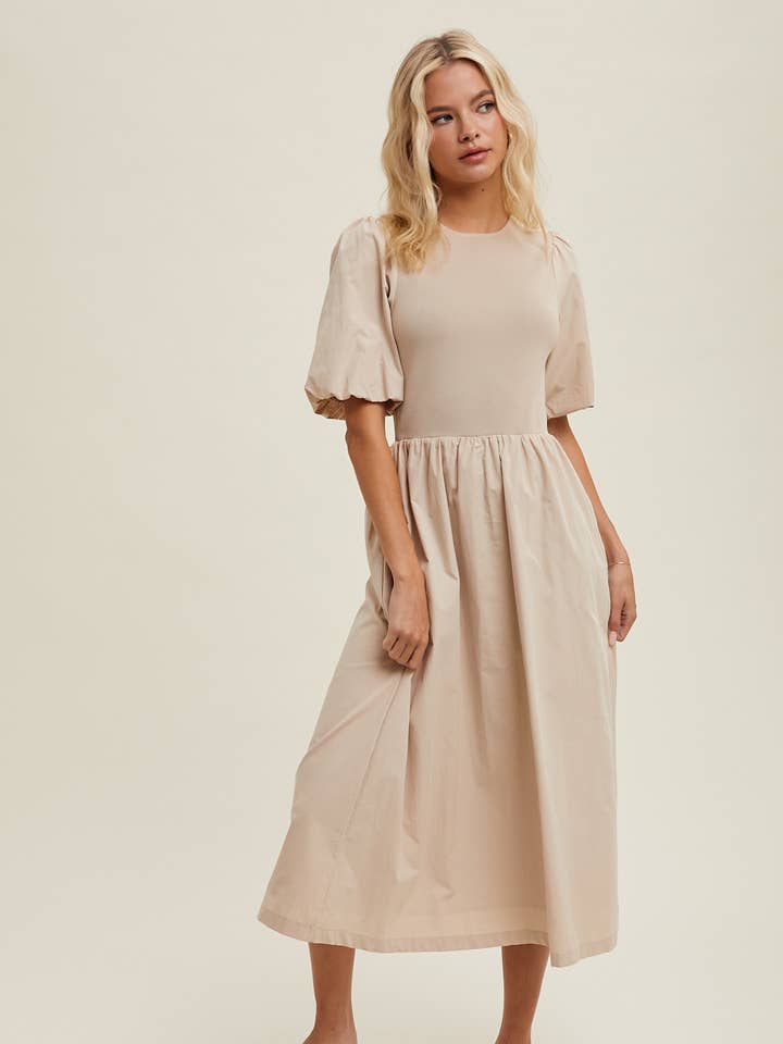 Wishlist Apparel - Wholesale Dress - Women's - TWOFER MIDI DRESS / WL24-9510