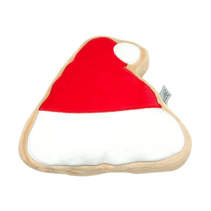 Midlee Designs - Wholesale Pet plush toy – Dog - Midlee Christmas Sugar Cookie Plush Dog Toy (Santa Hat)0