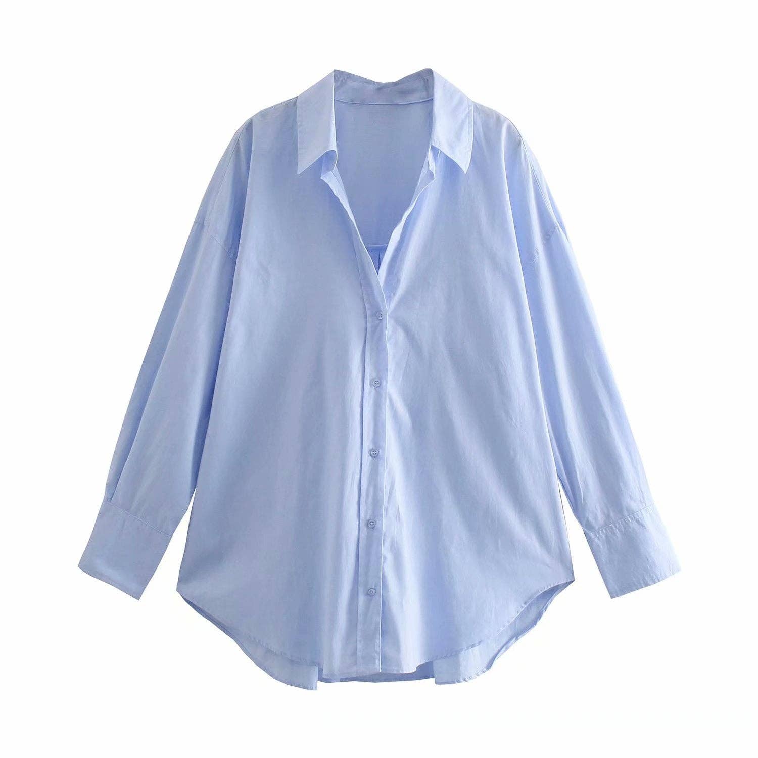 Marayn - Wholesale Button Down Shirt - Women's - European Summer Womens City Chic Poplin Shirt10