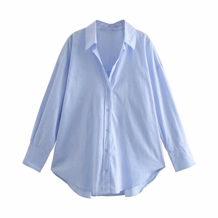 Marayn – wholesale Buttoned-down shirt – Women's – European Summer Womens City Chic Poplin Shirt10