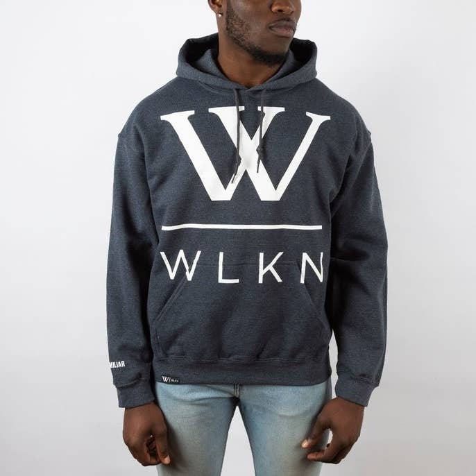WLKN: Mænds grundlæggende WLKN Logo Pullover Trækul for engroshandel hos WLKN