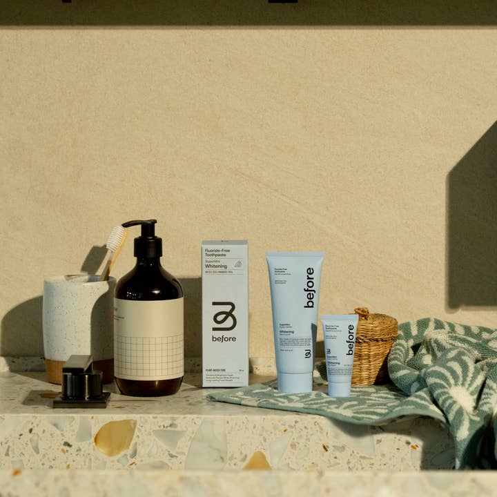 Before - Vente Dentifrices - Blanchiment sans fluorure SuperMenthe1