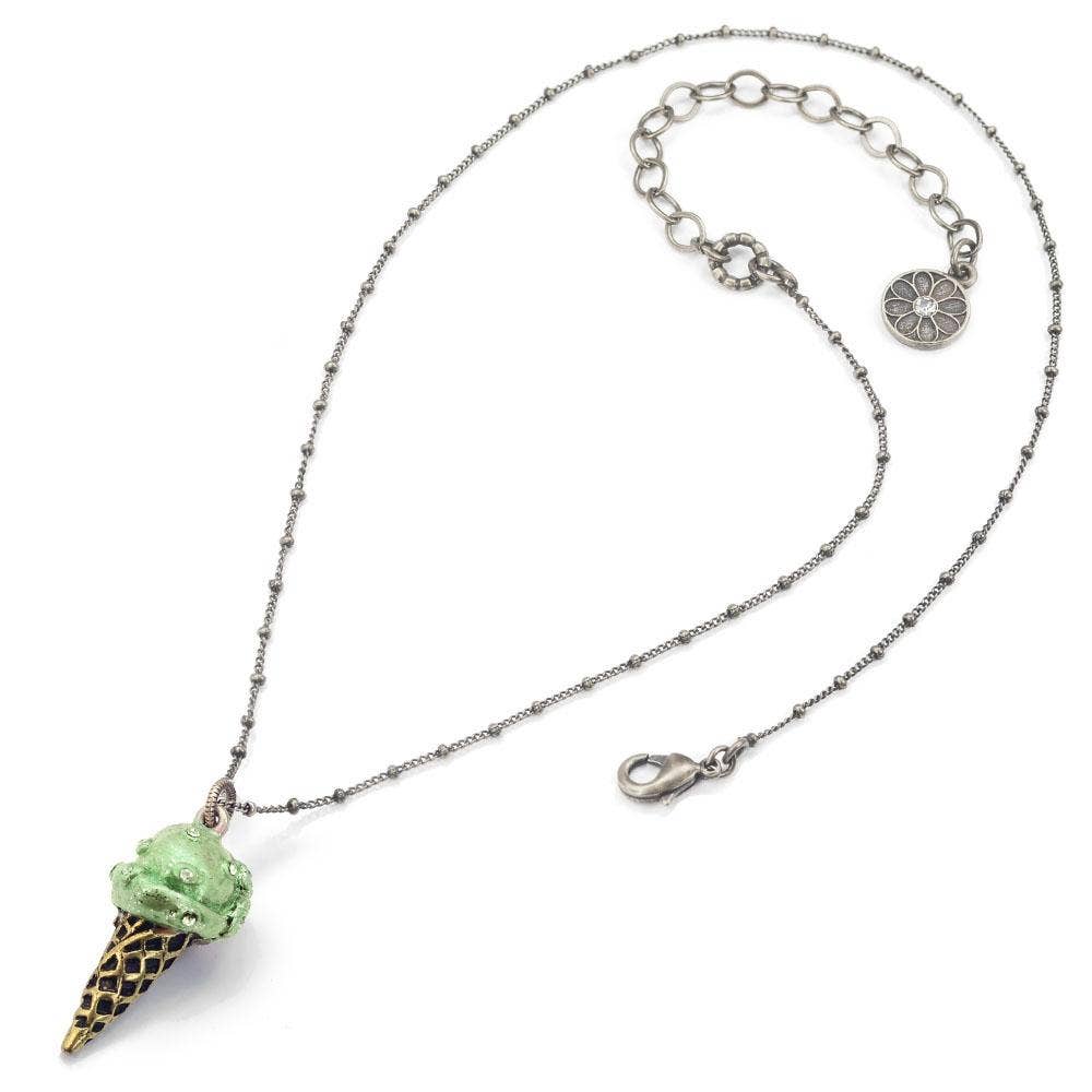Sweet Romance Jewelry – wholesale Pendant/charm necklace – Ice Cream Pendant Necklaces OL_N1456