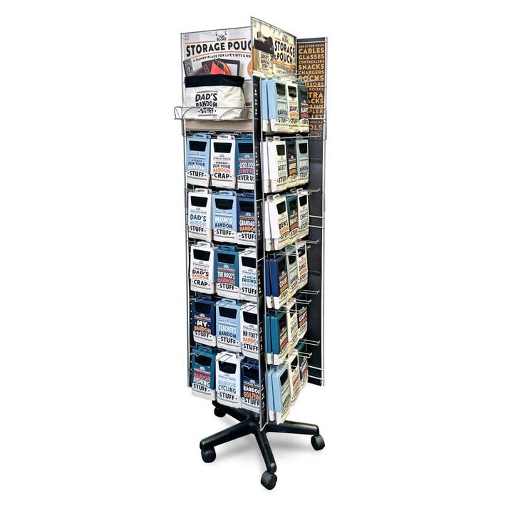 Présentoir + Stock de Poche de Rangement Top Guy pour la vente par The H&H Group