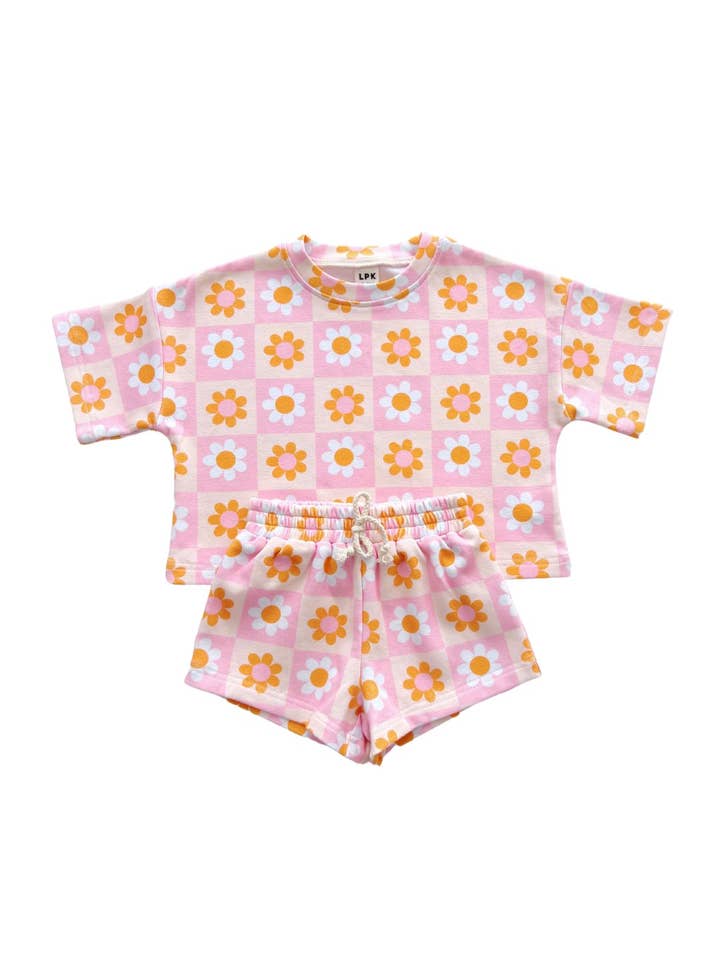 Lucky Panda Kids - Wholesale Top & Short Set - Kids - Shorts Set | Retro Daisy
