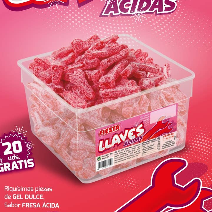 chuchez.com – Gomas por atacado – Chaves de ácido Gominola FIESTA 150U0