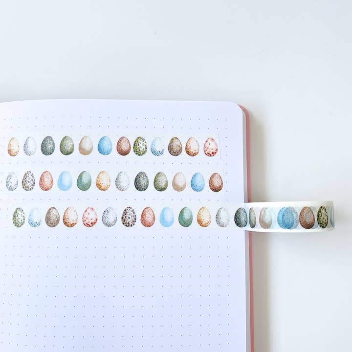 British Birds' Eggs Washi Tape for wholesale by Sarah Frances