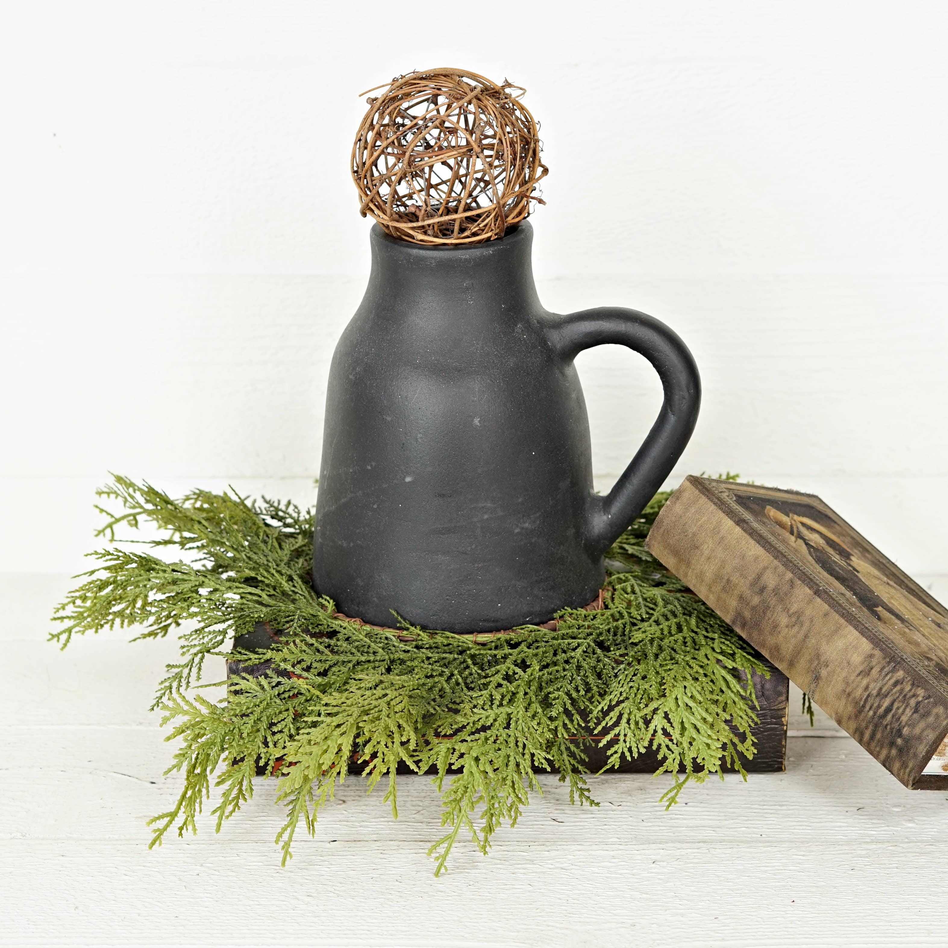 Holiday Depot Inc. - Wholesale Wreath - 510302- 6.5in(18in) Ring-Superior Real Touch Mix Cedar5