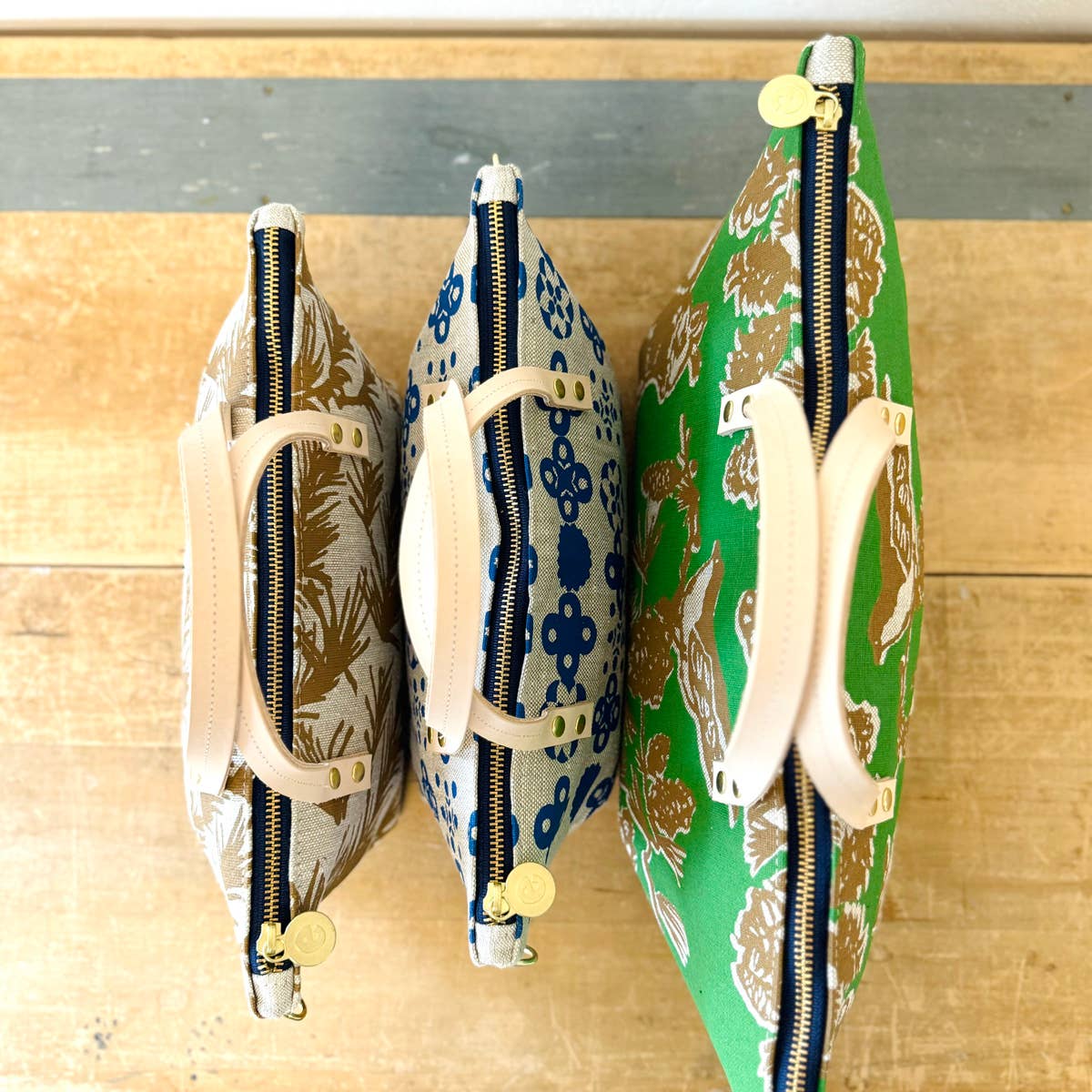 Erin Flett - Wholesale Satchel - Women's - Pine Cone Tree Heavy Linen or Heavy Canvas Satchel Bag5