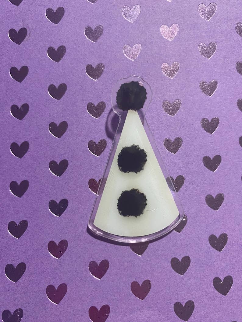 AstroManatee Shop - Wholesale Hair Clip - Women's - 3" Clown Hat Hair Clips // whimsical fashion accessory // clown aesthetic3