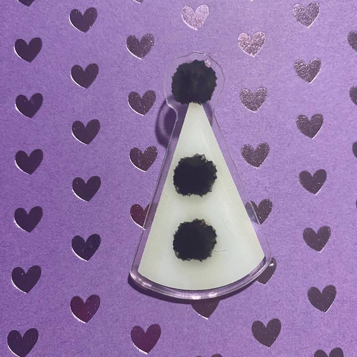 AstroManatee Shop - Wholesale Hair Clip - Women's - 3" Clown Hat Hair Clips // whimsical fashion accessory // clown aesthetic3