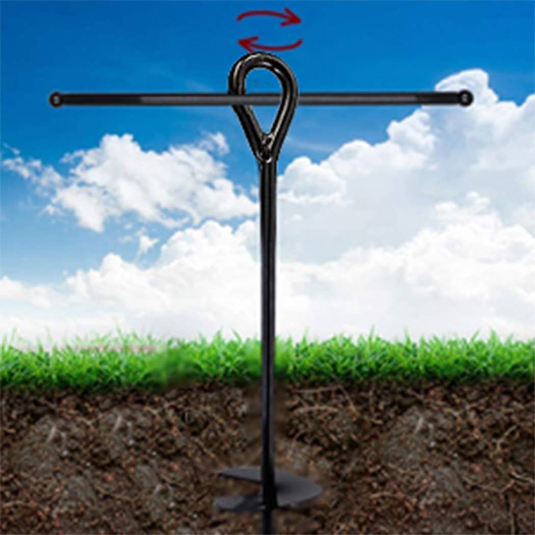 Ashman Online - Wholesale Garden Tool - Ashman Black Ground Anchor 40 Inches in Length and 10MM Thick in Diameter2