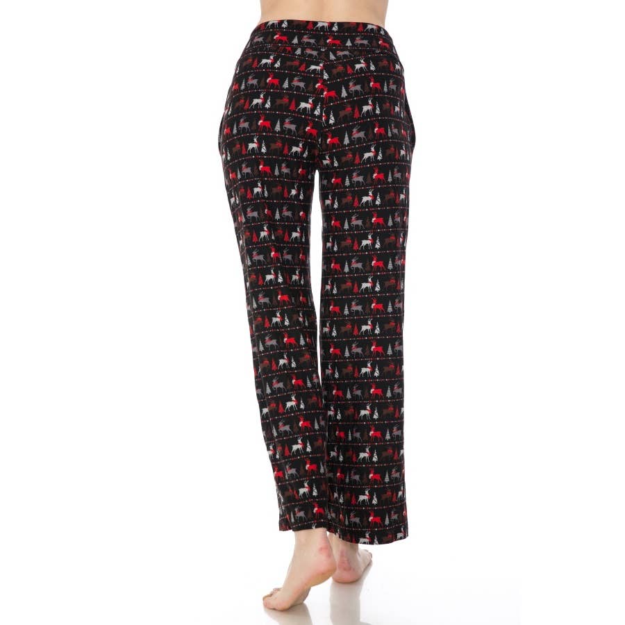MULTI Buttery Soft Print Pajama Pants with Drawstring for wholesale on Faire2