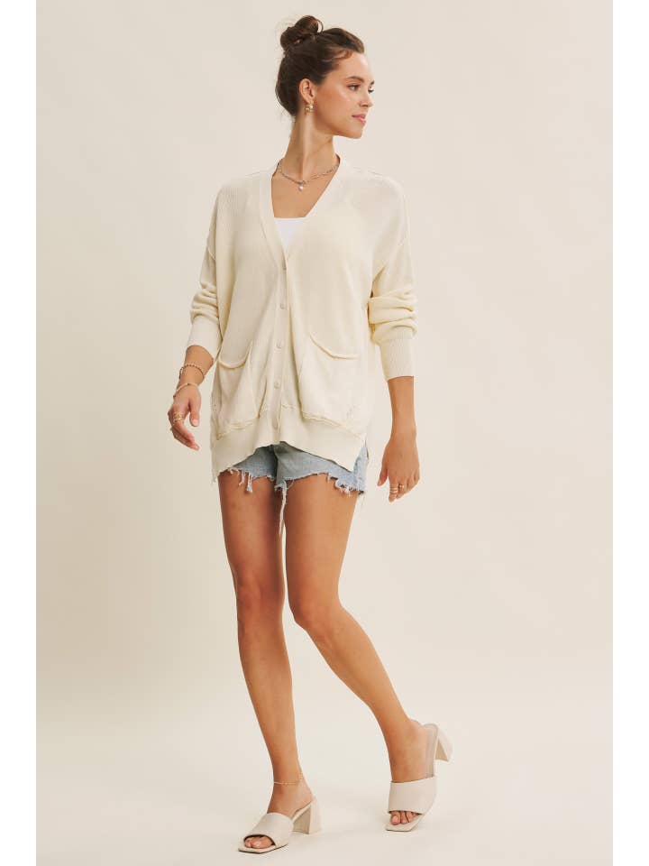 in february – wholesale Kofta - Dam – SLAPP CHARM KNÄPPT KOFTA MED KONTRASTVÄVNING20