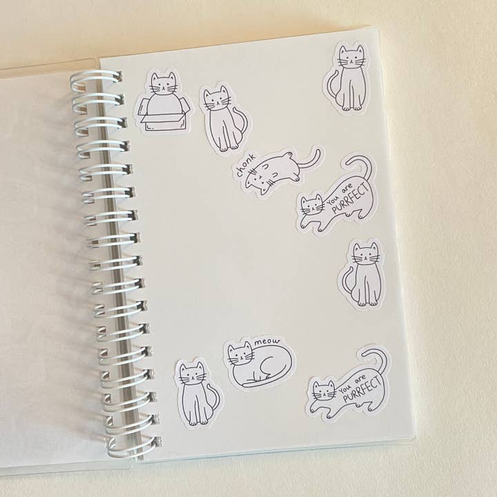 The Aesthetics Studio - Wholesale Sticker - cozy cottage reusable sticker storage book5