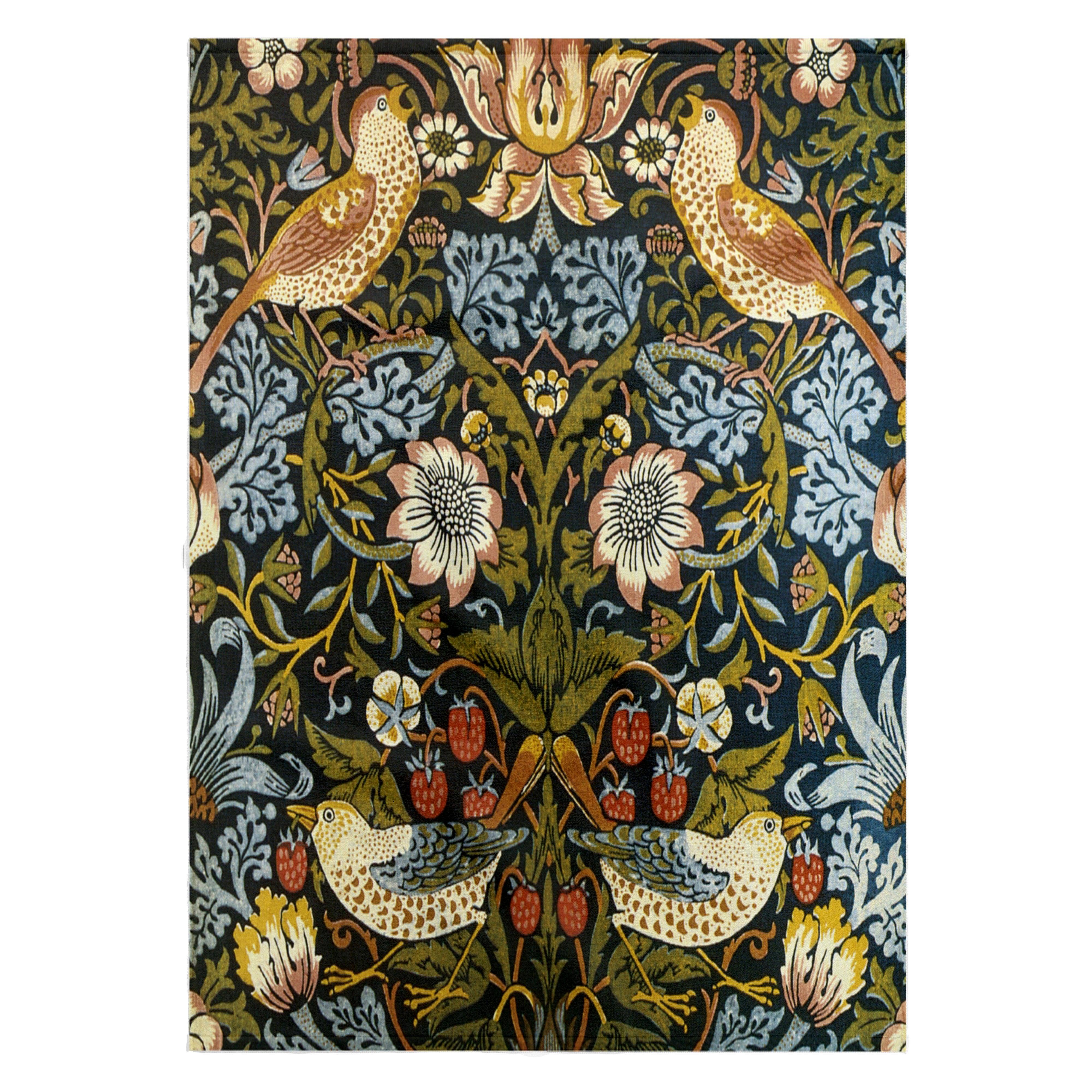 3dRose - Wholesale Bath Towel - 3dRose, William Morris Strawberry Thief Pattern, Towel0