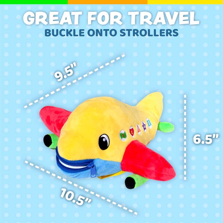 Buckle Toys - Wholesale Stuffed/Plush Toy - Kids & Baby - Bolt Airplane4
