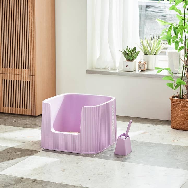 MichuPet - Wholesale Cat Litter Box - Michu XXL Container Cat Litter Box with Scoop, Coral or BoBa