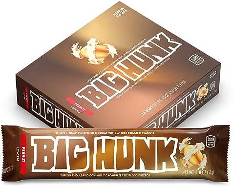 Long Island Candy Factory - Wholesale Chocolate - Annabelle Big Hunk 24 Ct 0.43 Oz Original Bars0