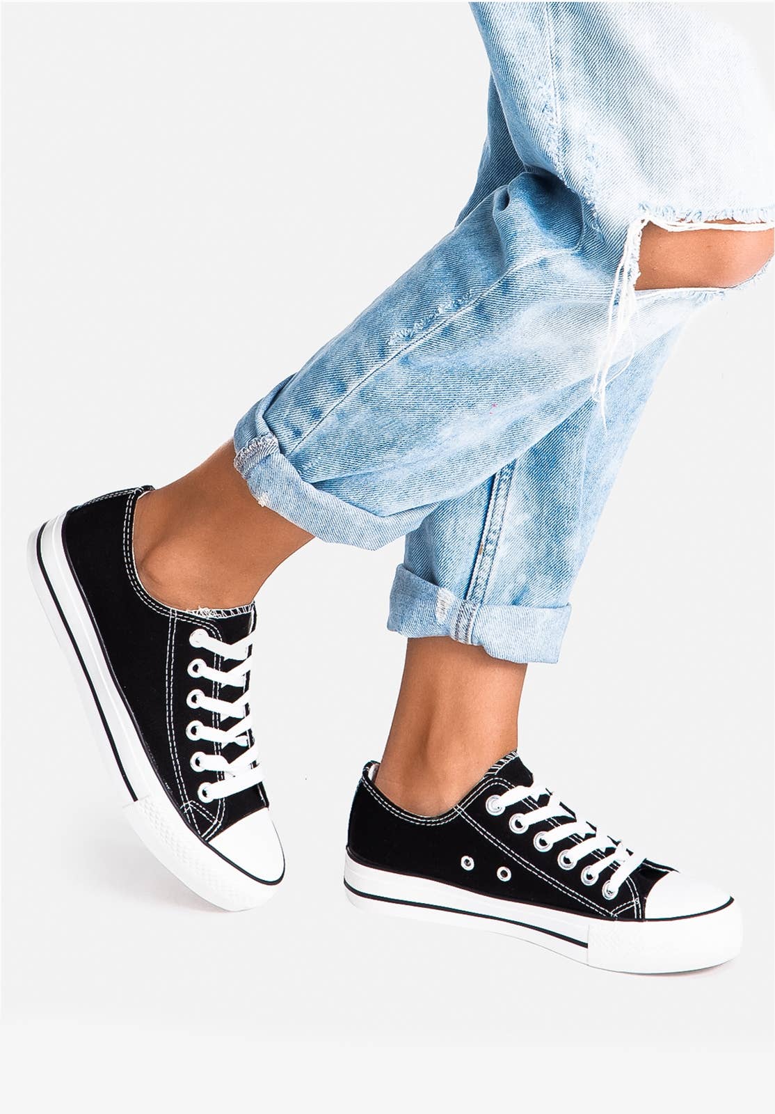 ERYNN - Wholesale Lifestyle Sneakers - Women's - Simple fabric sneakers - Yeela12