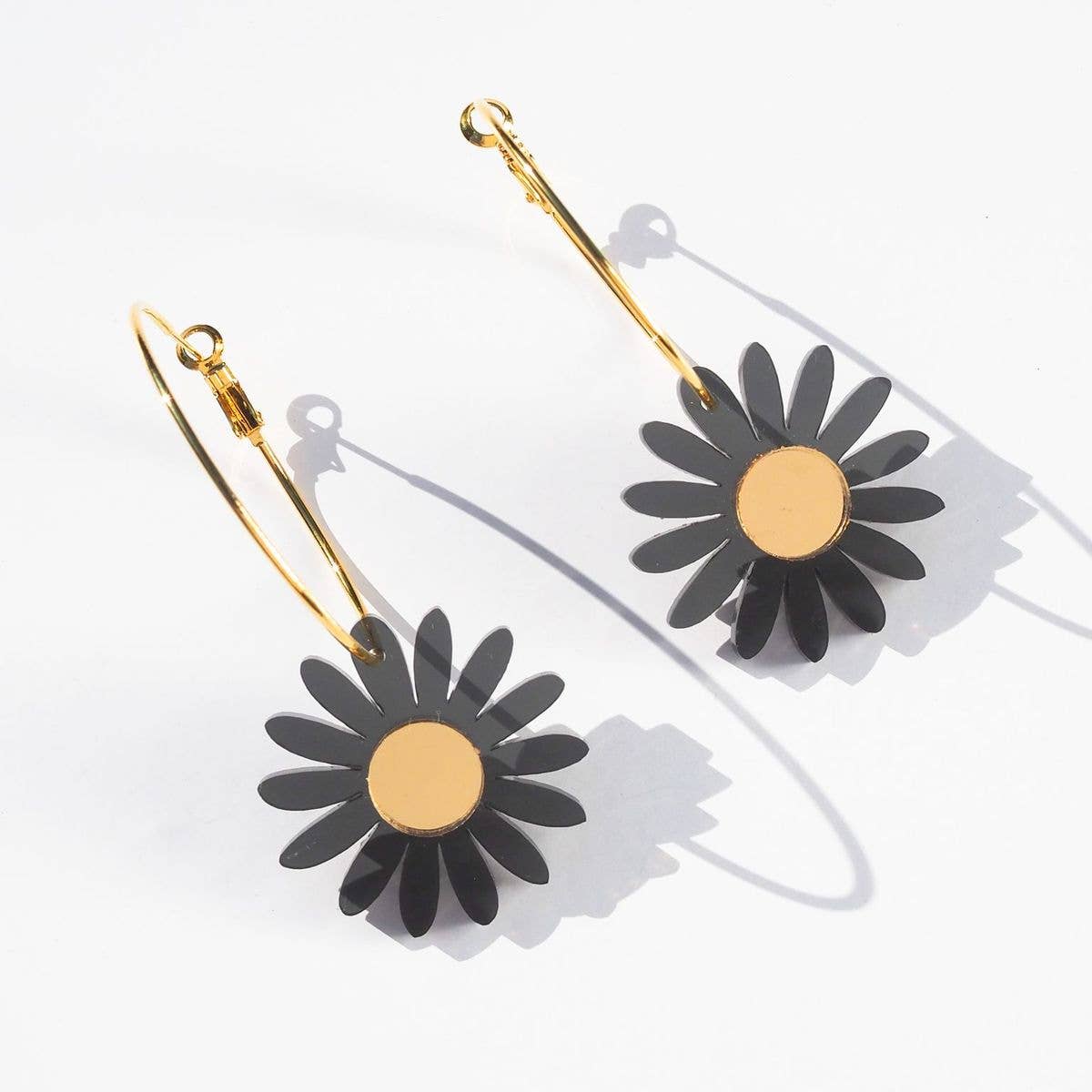 Emeldo - Wholesale Hoop Earrings - Daisy Hoops // Select Daisy Colour + Hoop1