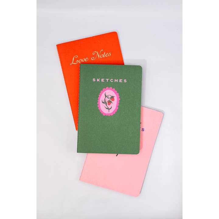 Ban.do - Wholesale Notebook - Rough Draft Notebook Set, Love Notes