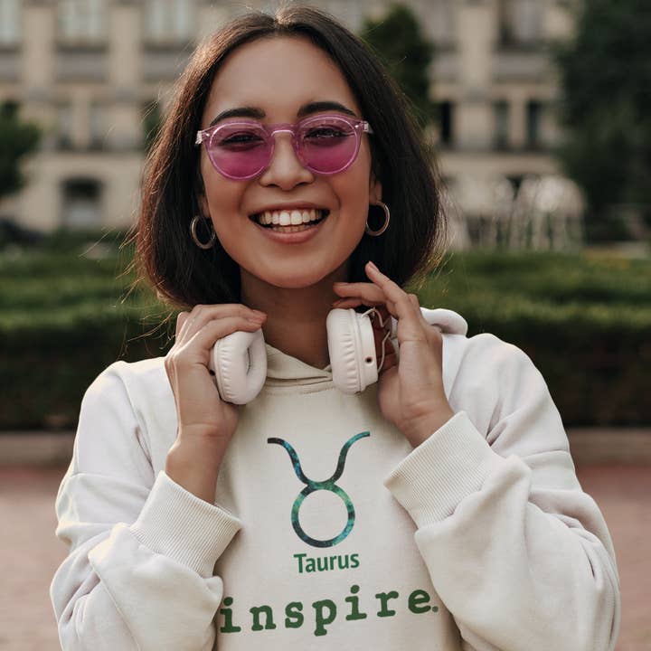 Inspire Taurus Zodiac Unisex Hoodie for wholesale by inspire
