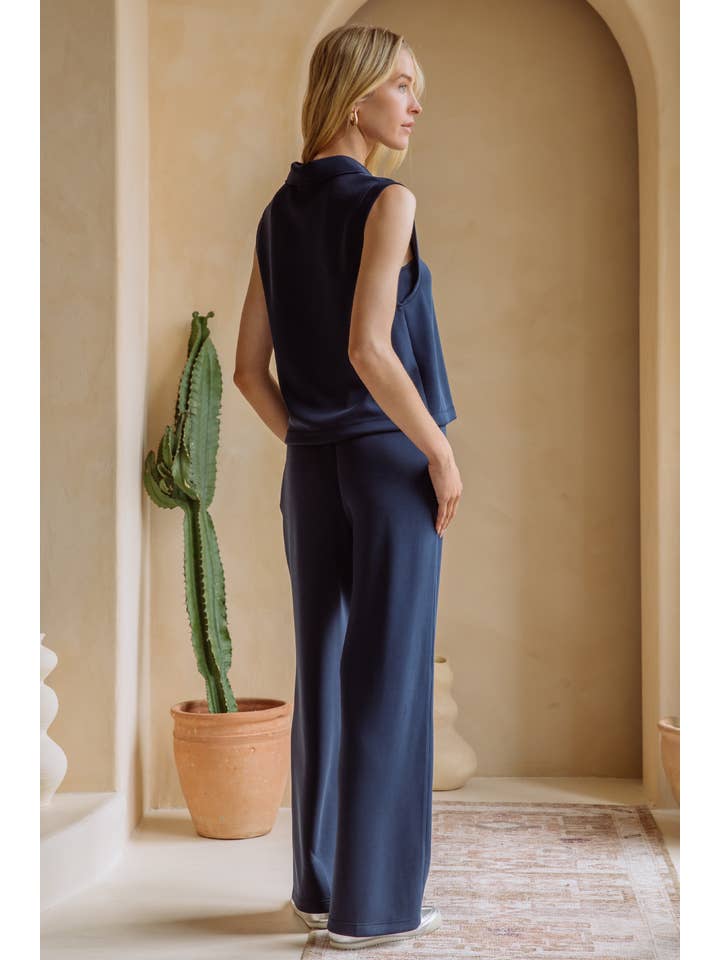 SKIES ARE BLUE - Wholesale Pants - Women's - Soft Modal Easy Pull Up Pants27