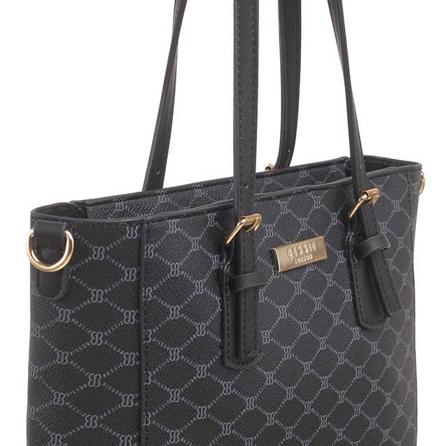 Bessie London - Wholesale Shoulder Bag - Women's - MONOGRAM 2 IN 1 SHOULDER BAG2