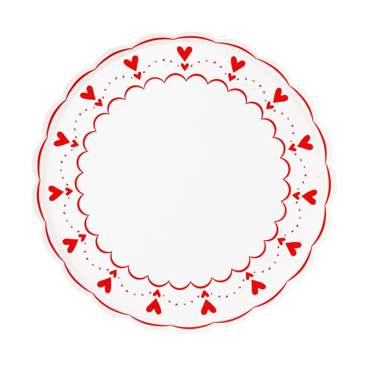 From the Heart Dessert Plates for wholesale by Gatherings by Curated Paperie