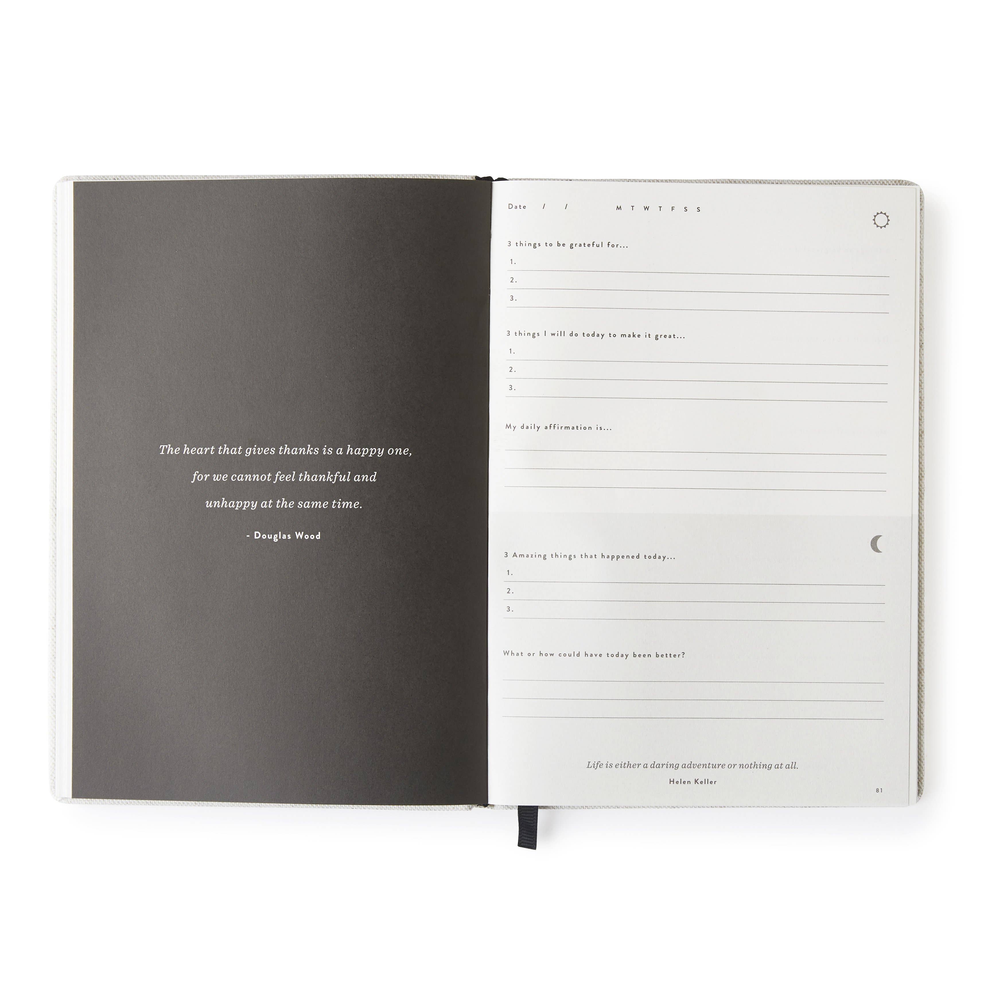 Mål Paper - Vente Journal intime - Journal Jour de Gratitude en Coton - Coffret Bien-être et Soins de Soi9