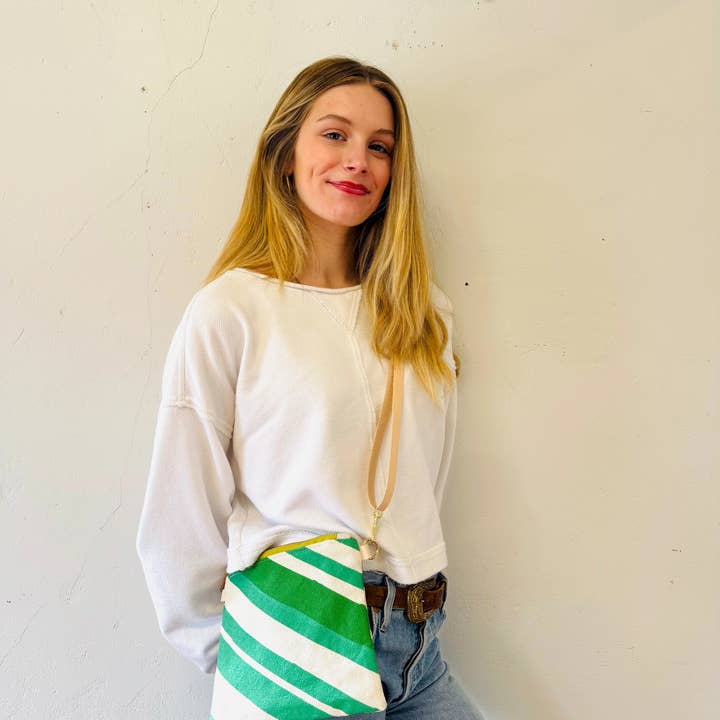 Erin Flett – Engroshandel Crossbodytaske - Dame – Judy Crossbody Taske – Vintage Stribe1