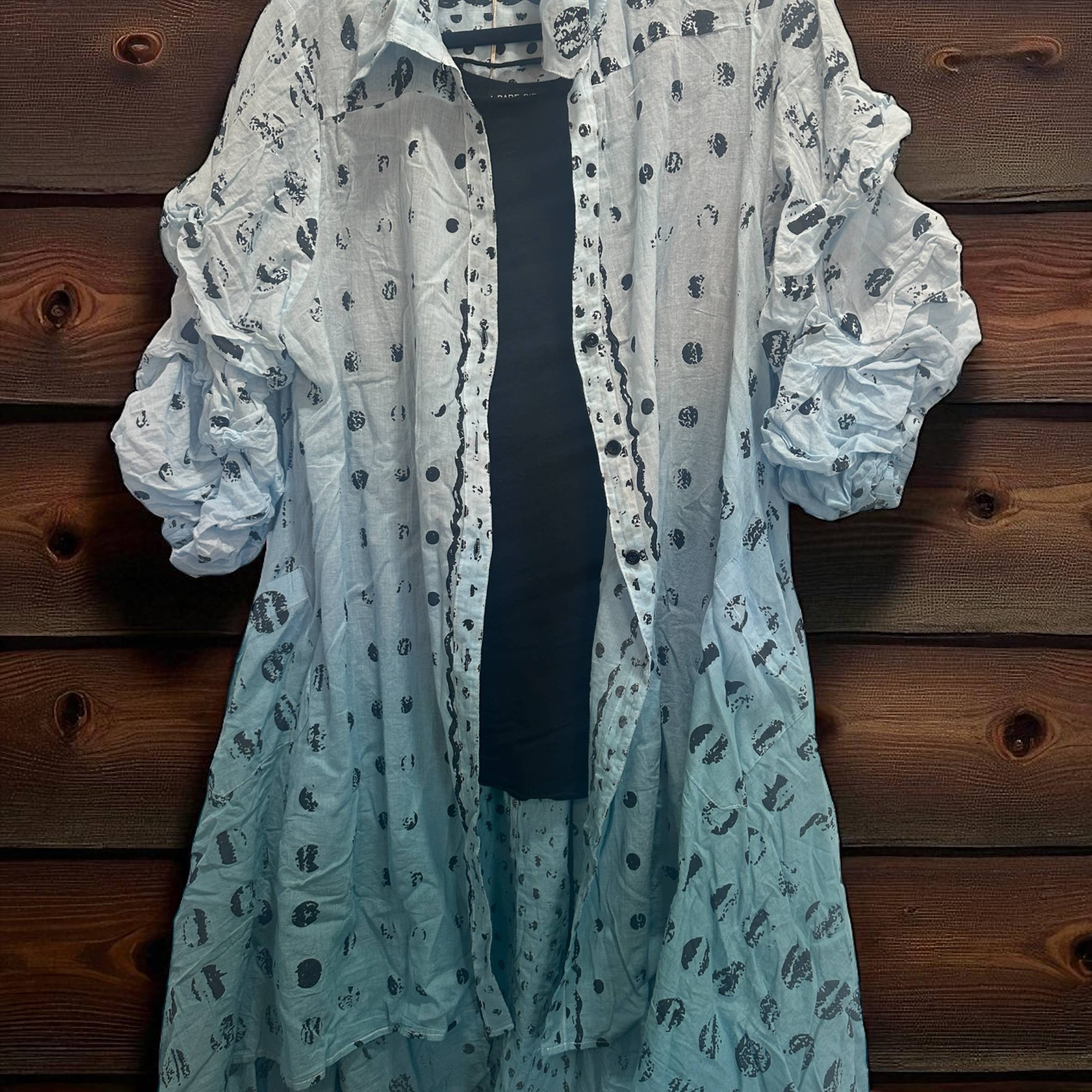 A Rare Bird Shop - Wholesale Jacket - Women's - Ombre Vintage Dot Duster4